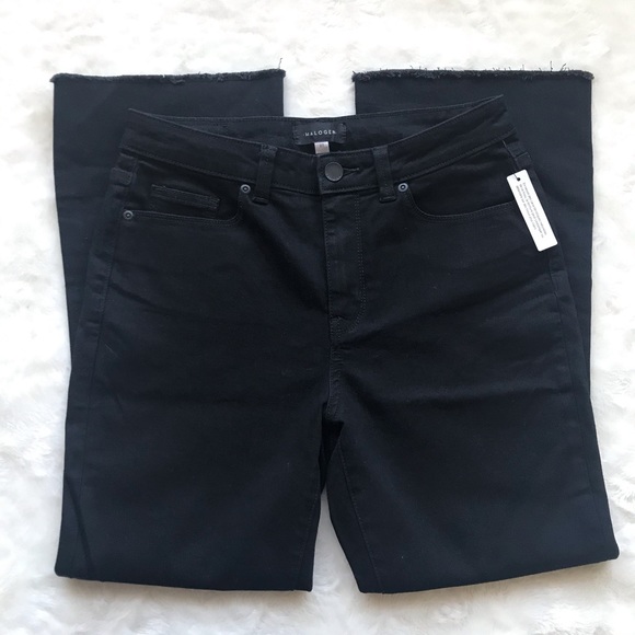 Halogen Denim - Halogen Denim Kick Flare Crop Jeans